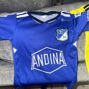 Blue Andina Soccer Jersey